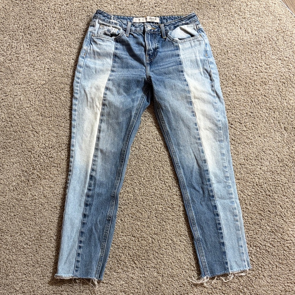 Colorblock Denim Jeans